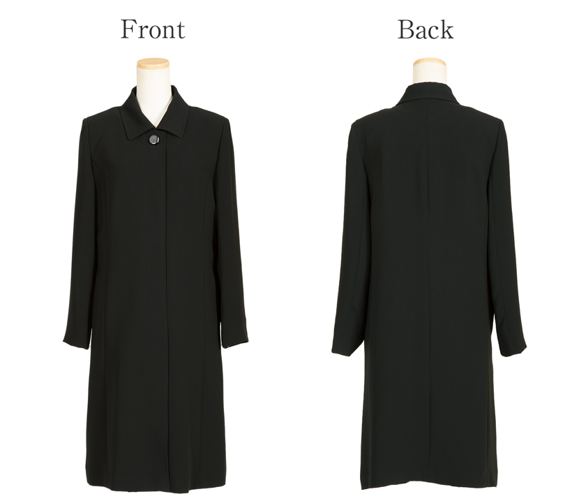 冠婚葬祭コート キルティングライナー キレイ目コート ベルト付き コート