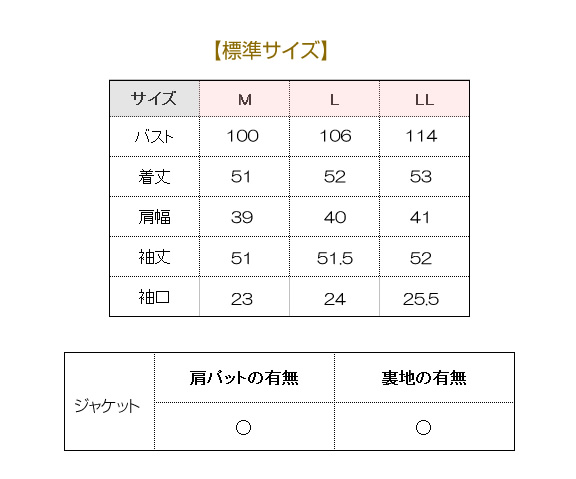 ノーカラージャケット